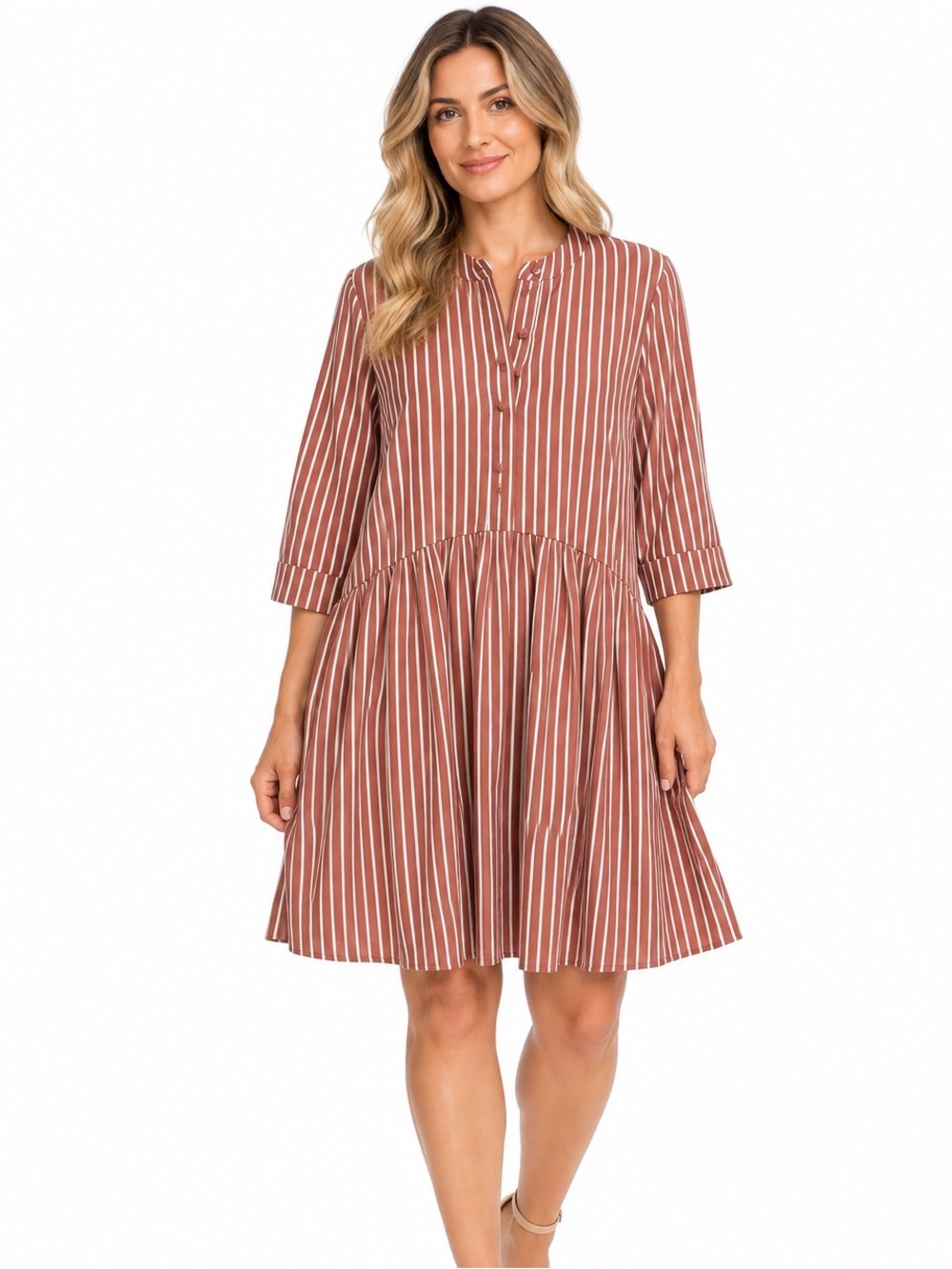 Tuckernuck Striped Royal Shirt Dress Size Medium